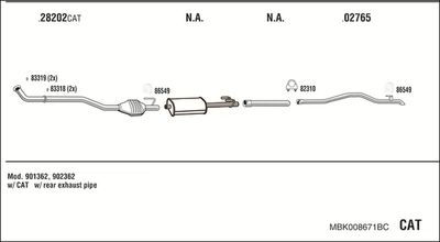 WALKER MBK008671BC