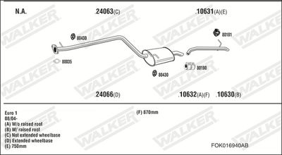 WALKER FOK016940AB