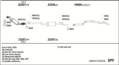 WALKER MBK057259CB