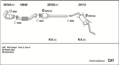 WALKER PEK019869AA