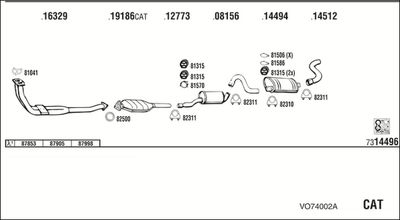WALKER VO74002A