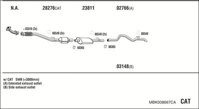WALKER MBK008667CA