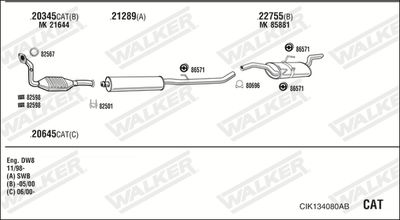 WALKER CIK134080AB