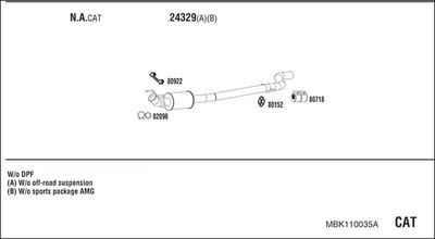 WALKER MBK110035A
