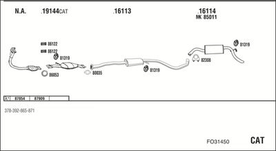 WALKER FO31450