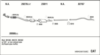 WALKER MBK008725BC