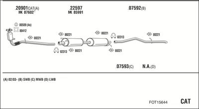 WALKER FOT15644 WALKER FOT15644