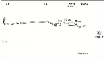WALKER FO30904A WALKER FO30904A