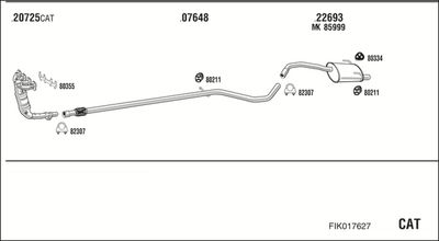 WALKER FIK017627 WALKER FIK017627