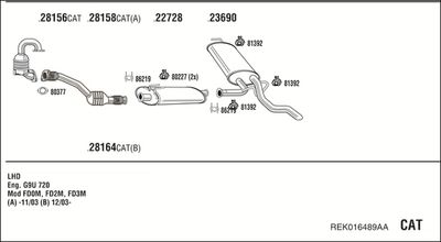 WALKER REK016489AA