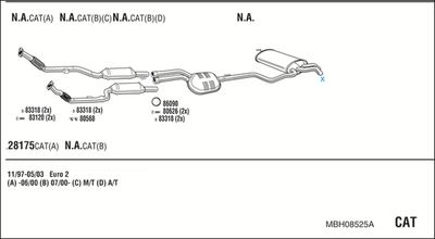 WALKER MBH08525A