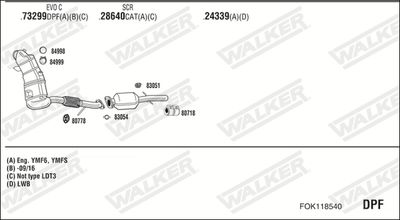 WALKER FOK118540 WALKER FOK118540