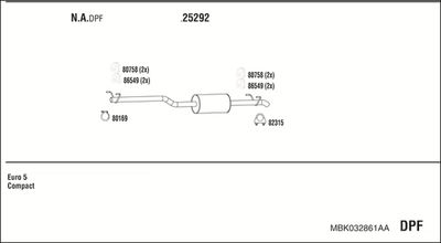 WALKER MBK032861AA