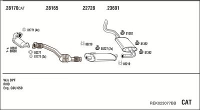 WALKER REK023077BB