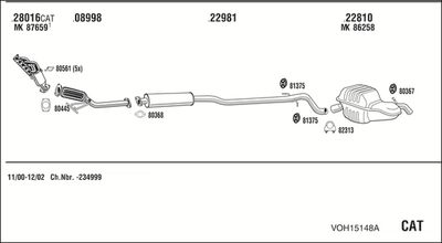 WALKER VOH15148A