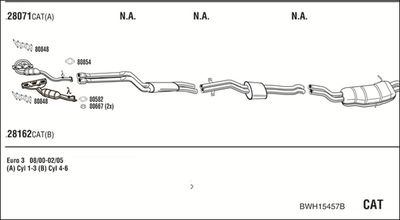WALKER BWH15457B