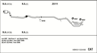 WALKER MBK011234AB