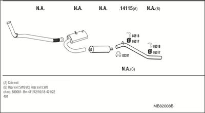 WALKER MB82008B