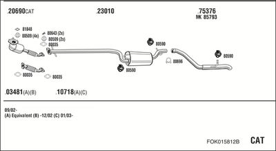 WALKER FOK015812B WALKER FOK015812B
