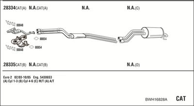 WALKER BWH16828A