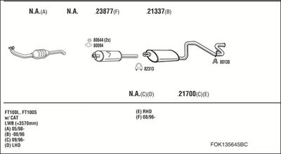 WALKER FOK135645BC