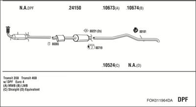 WALKER FOK011964DA