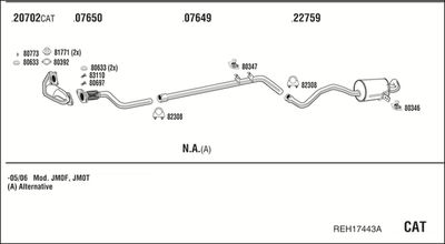 WALKER REH17443A WALKER REH17443A
