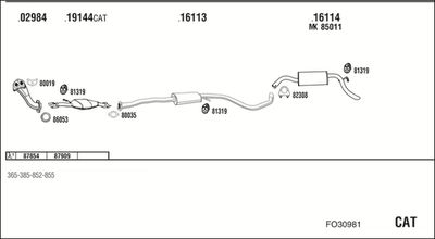WALKER FO30981 WALKER FO30981