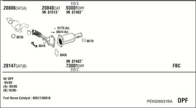 WALKER PEK026631BA