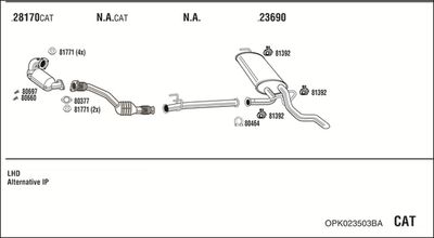 WALKER OPK023503BA WALKER OPK023503BA