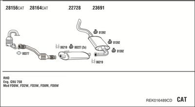 WALKER REK016489CD