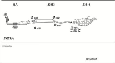 WALKER OP55178A WALKER OP55178A