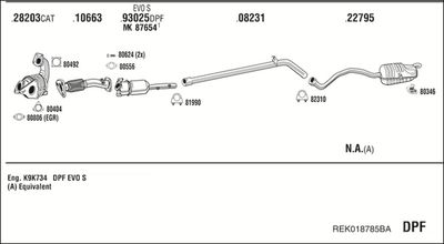 WALKER REK018785BA