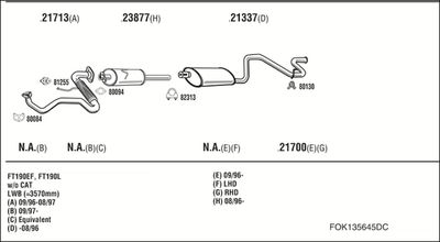 WALKER FOK135645DC