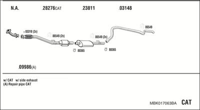 WALKER MBK017063BA