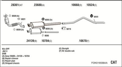 WALKER FOK019598AA