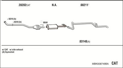 WALKER MBK008749BA