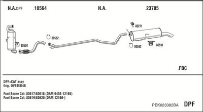 WALKER PEK023382BA