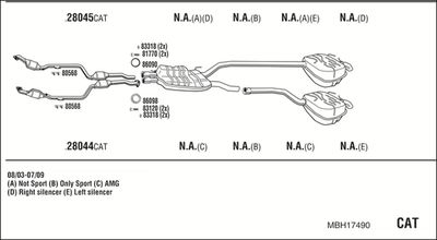 WALKER MBH17490
