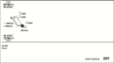 WALKER BWK100820B