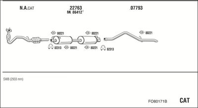 WALKER FO80171B WALKER FO80171B
