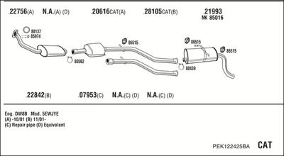 WALKER PEK122425BA