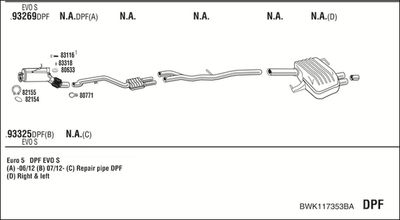 WALKER BWK117353BA
