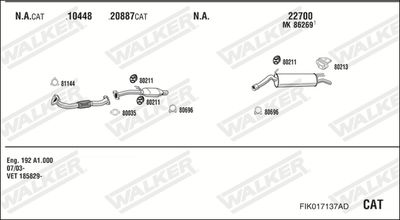 WALKER FIK017137AD