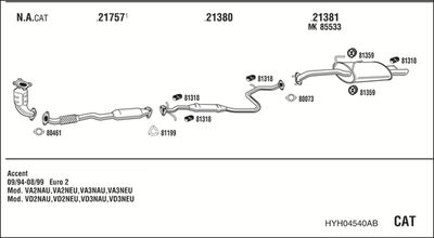 WALKER HYH04540AB