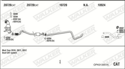 WALKER OPK013951A WALKER OPK013951A