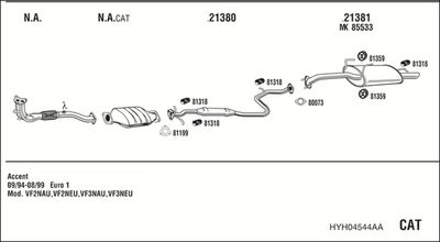 WALKER HYH04544AA