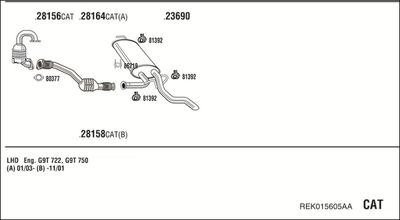 WALKER REK015605AA