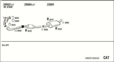 WALKER MBK018263A