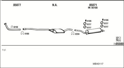 WALKER MB40117